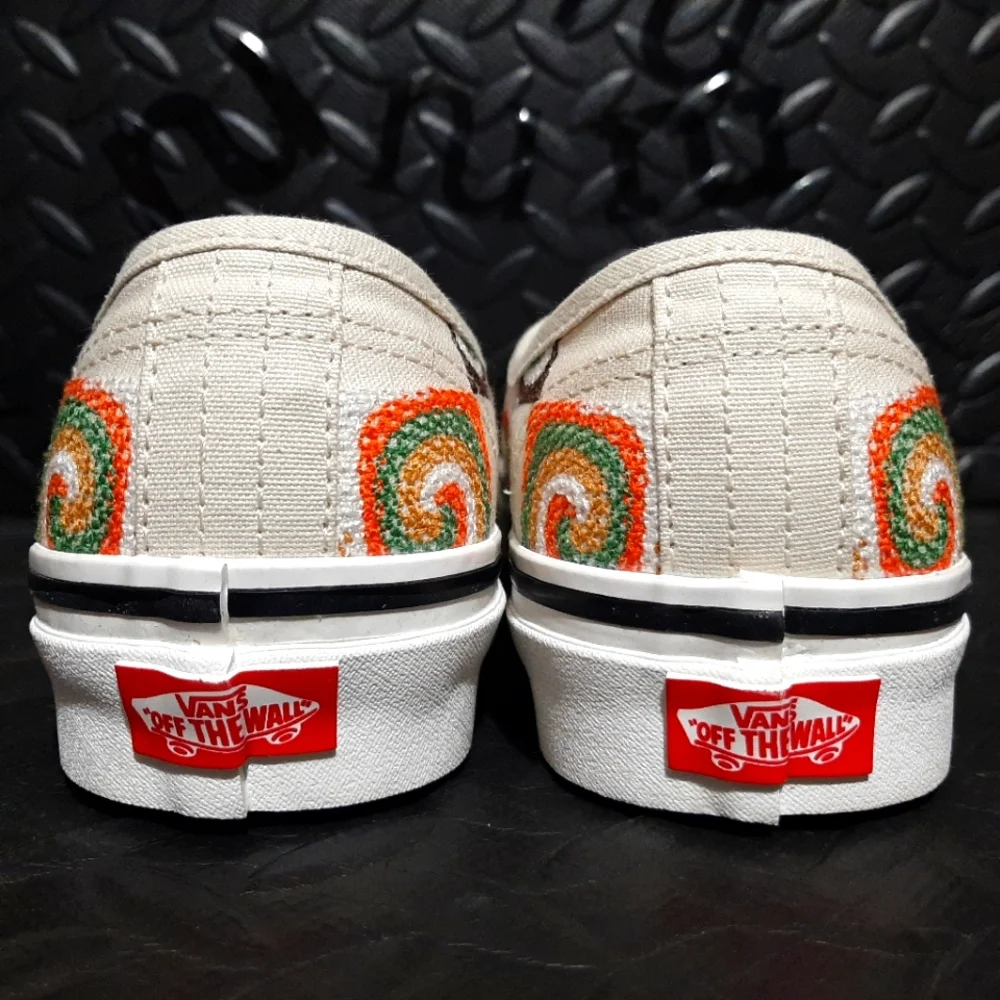 Vans Granny Check Authentic 44 DX Skate Shoes Sneakers White VN0A7Q5CWHT - Picture 7 of 11